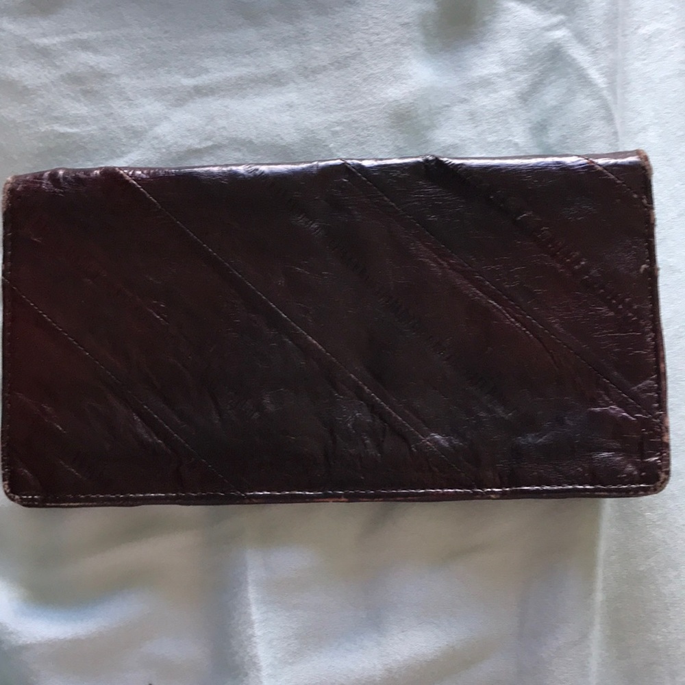 Genuine eel skin wallet